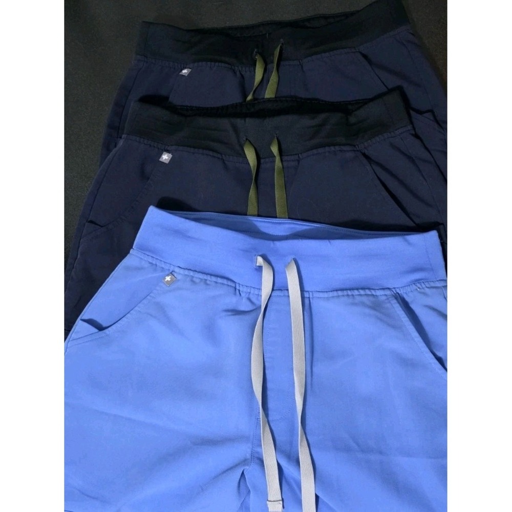 3 Figs Jogger Pants Women S Ceil Blue Yola Technical Collection Medical Scrub